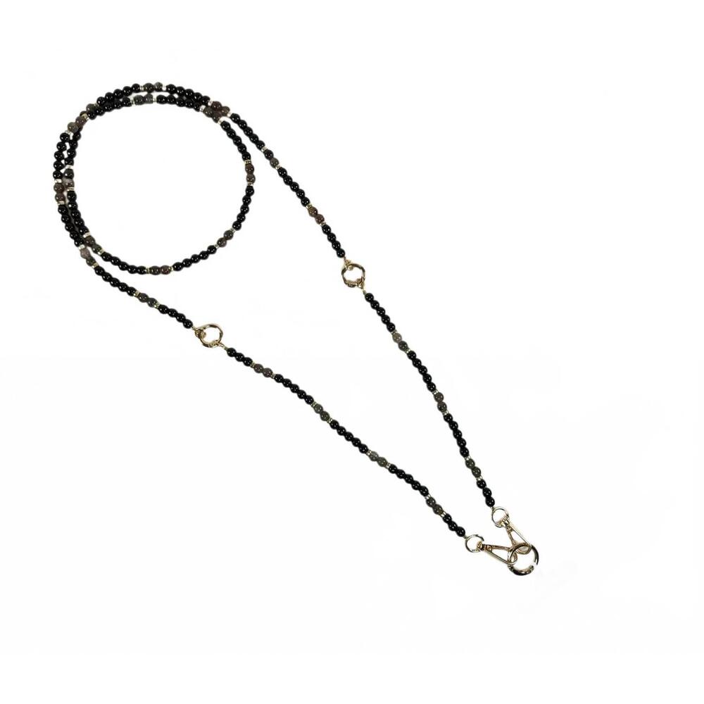 NEW SAVE THE GIRLS women's beaded strap in black